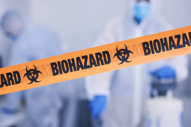 Professional Infectious Disease Decontamination technician working in Deer Park, IL